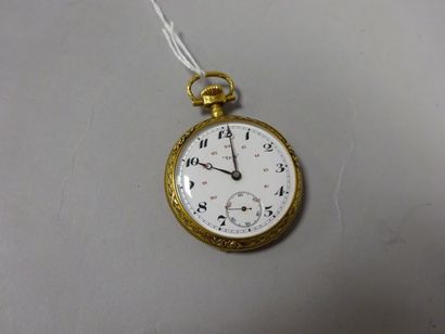 TRIB
Montre de gousset en or jaune (750)...