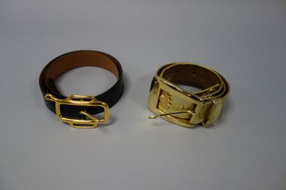 HERMES Paris ou Louis FERAUD
Lot de deux...