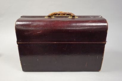 LOUIS VUITTON
Valise rigide en cuir épi violine....