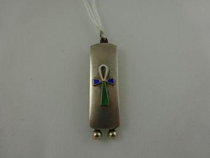 Pendentif en argent (925) et coupe cigare...