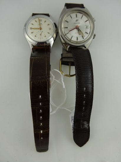 Lot de deux montres: 

- LIP 

Montre bracelet...