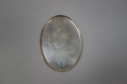 SIZA VIEIRA, 

Coupelle ovale en argent (925)...