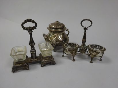 Lot de pièces en argent (925) comprenant:...