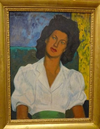 Ecole du XXème siècle.

Portrait de femme...