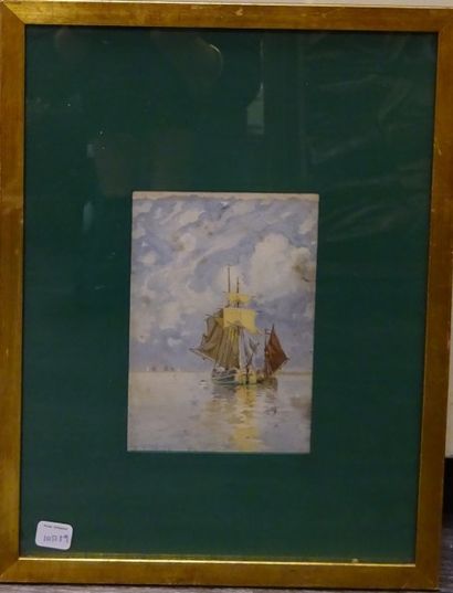 Edoardo Federico DE MARTINO (1838-1912)


Marine.

Aquarelle...