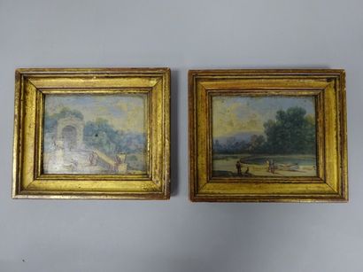 Ecoles du XIXème siècle

Vues de jardin.

Deux...