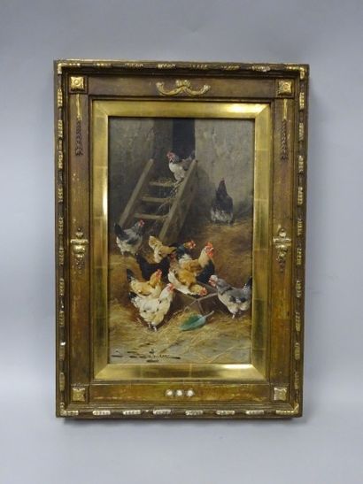 Jules George BAHIEU (c.1860-c.1895)


Poules...