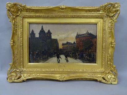 Antal BERKES (1874-1938)


Rue animée de...