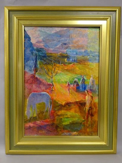 Mohamed BOUZID (Né en 1929)


La vallée.

Huile...