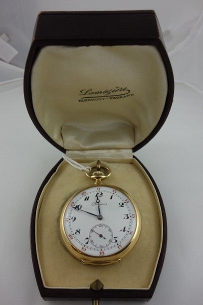 LONGINES 
Montre de gousset en or jaune (750)...