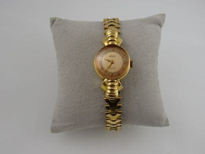 KODY 
Montre bracelet de dame en or jaune...