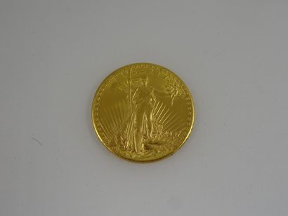 ETATS UNIS

Une pièce de 20 dollars en or...