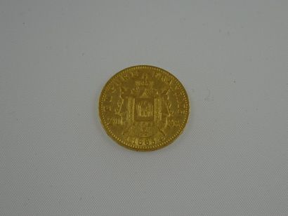 FRANCE

Une pièce de 20 francs en or jaune,...