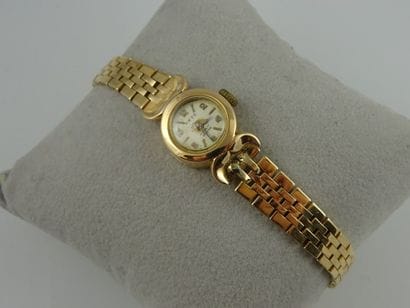 GETE 
Montre bracelet de dame en or jaune...