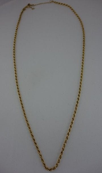 Chaîne de cou en or jaune (750) à maille...