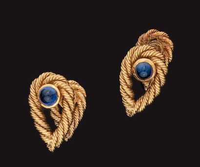 VAN CLEEF & ARPELS Paire de boutons de manchettes...