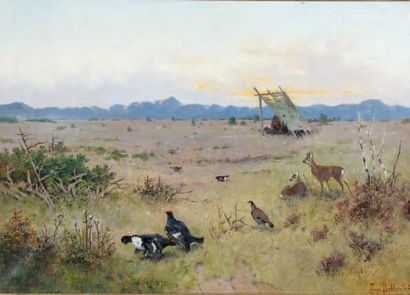 Comte Vladimir Leonidovich MURAVIOFF (1861-1940)
Paysage...