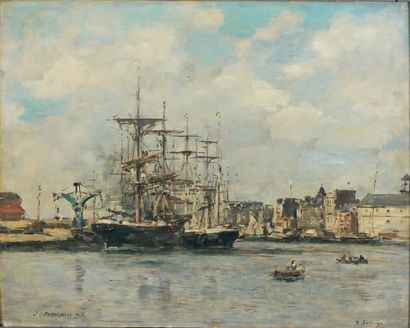 Eugène BOUDIN (1824-1898)
Port du Havre,...