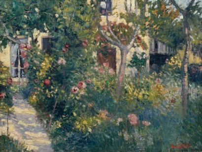 Pierre-Narcisse GUILBERT (1878-1942)
La roseraie...
