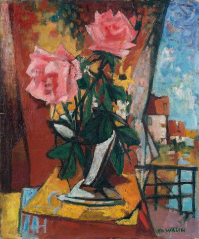 Charles WALCH (1898-1948)
Bouquet de roses....