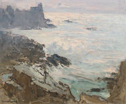 Louis DESIRE-LUCAS (1869-1949)
Falaises....