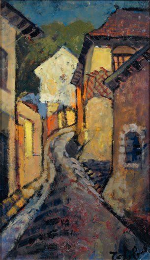 Louis TOFFOLI (1907-1999)
Rue de village....