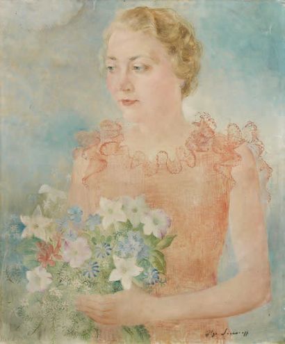 Olga SACHAROFF (1889-1969)
Portrait de femme...