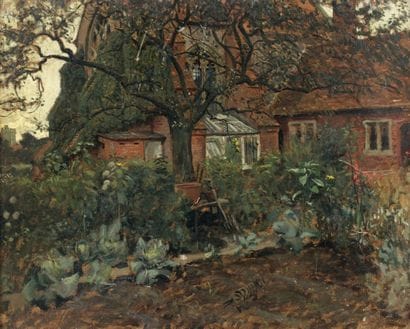 James TISSOT (1836-1902)
Le presbytère. Huile...