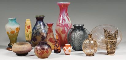 Verreries XIXe et XXe : 
Baccarat, Daum,...