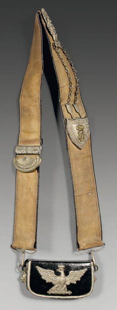 Italie Giberne d'Officier de Cavalerie Italien....
