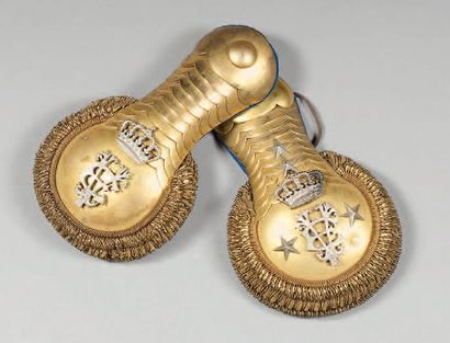 Paire d'épaulettes d'Officier Italien en...