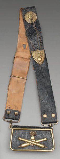 Giberne d'Officier d'Artillerie, 1860-1880...