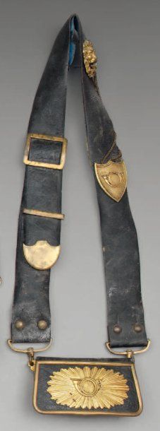 Giberne d'Officier de Chasseur à cheval,...