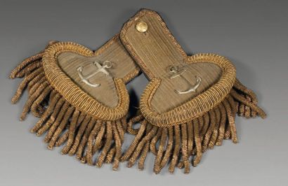 Paire d'épaulettes d'Officier Supérieur de...