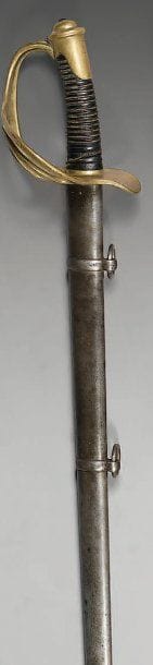 Sabre de Carabinier, modèle 1854. Poignée...