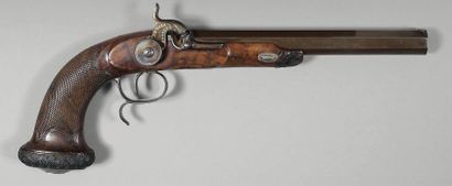 Pistolet à percussion d'Officier de Lepage,...