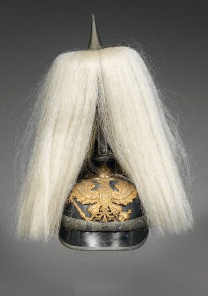 Casque à pointe d'Officier Prussien, modèle...