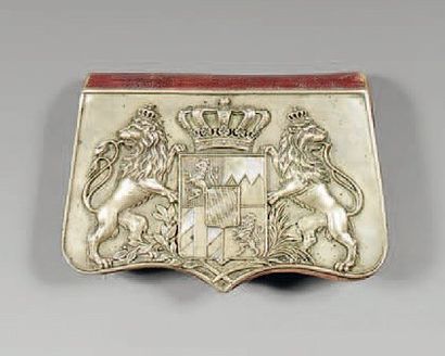 Coffret de giberne d'Officier Bavarois. Coffret...