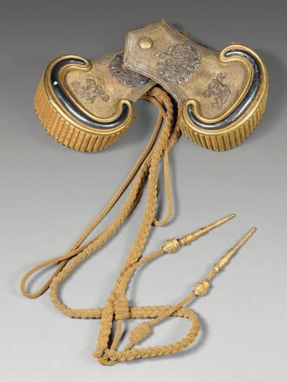 Autriche Paire d'épaulettes d'Officier Autrichien...