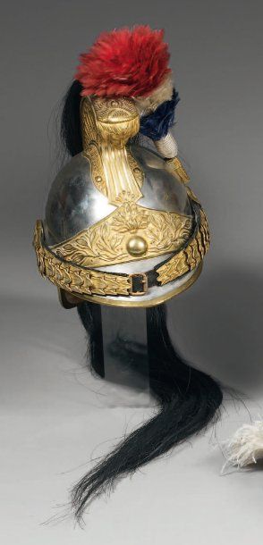 Casque à cimier d'Officier de Dragon, modèle...
