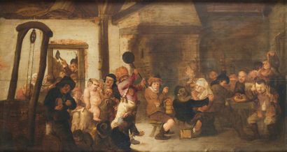 ECOLE HOLLANDAISE milieu du XVIIème siècle...