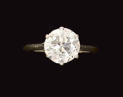 Bague en or gris, le tour de doigt à ressort,...