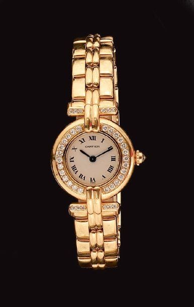 CARTIER
« VENDOME » Montre bracelet de dame...
