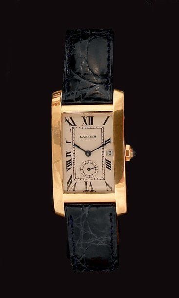 CARTIER
« TANK AMERICAINE » Montre bracelet...
