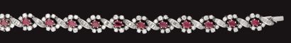 Maison MEISTER
Bracelet articulé en or gris,...