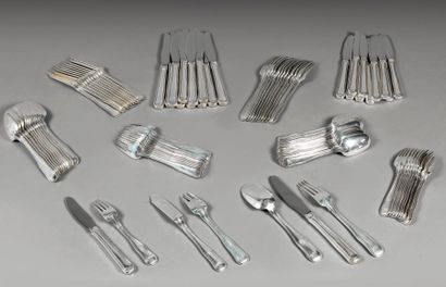 GEORG JENSEN
Service de couverts en argent,...