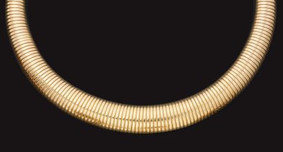Collier extensible en or jaune, dit 