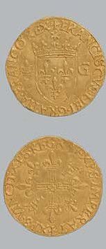 FRANCOIS Ier (1515-1547)
Ecu d'or au soleil....