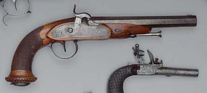 Pistolet à percussion d'officier ou de tir....