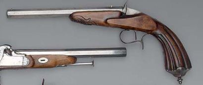Pistolet de tir de salon, système Flobert....
